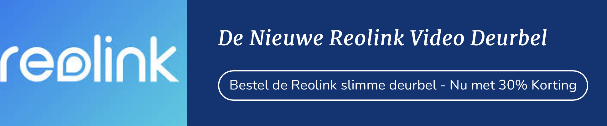 reolink video deurbel wifi aanbieding